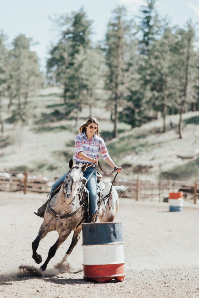 Courtney Quirk Horseback